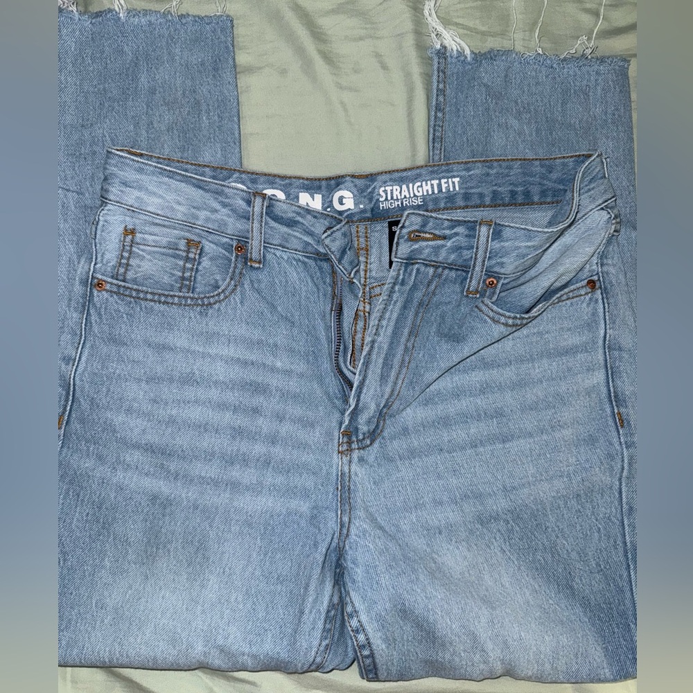 Women’s Straight Fit High Rise Jeans - Blue